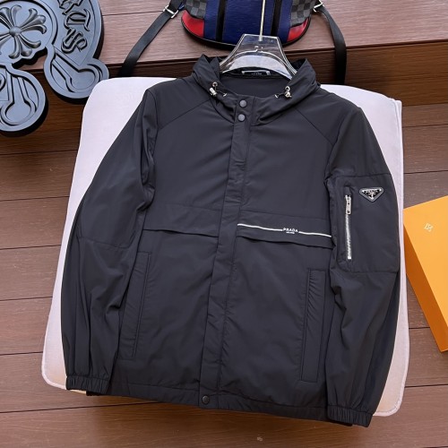 Prada Design Fashion Mens Jackets Thin Design Luxury Brand