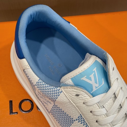 Louis Vuitton Men Shoes Fashion Sneakers RIVOLI Beverly Hills SNEAKER Luxury Brand Casual Shoes with Original Box