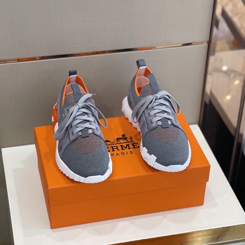 Hermes Mens Casual Shoes Fashion Sneakers Luxury Brand with Original Box