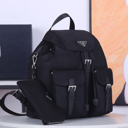 Prada Mens Bags Backpack Nylon and Saffiano Leather Backpack Luxury Brand 2VZ048_973_F0002_V_OOO
