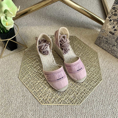 Dior Womens Shoes DIOR GRANVILLE WEDGE ESPADRILLE KDP788ELF_S70K