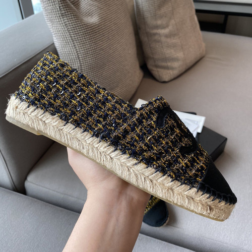 Chanel Women Shoes Fashion Espadrille Luxury Brand Casual Shoes for Women ESPADRILLE with Original Box Espadrilles