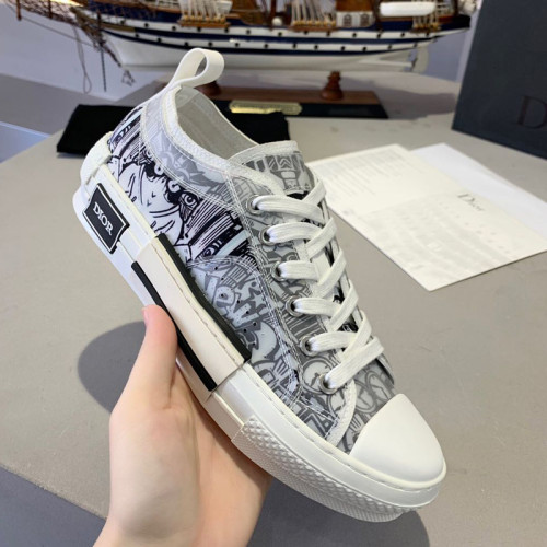 Dior Men Shoes Sneakers Casual Luxury Brand B23 Low-Top Sneaker with Original Box