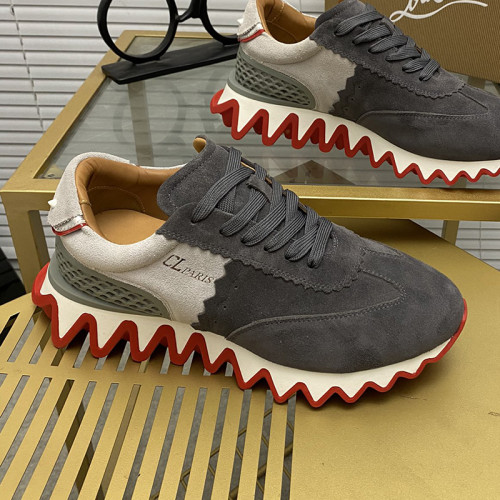 Christian Louboutin Mens Shoes Sneakers Luxury Brand Red Bottom Design Sports Footwears