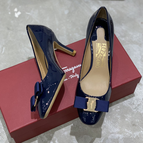 Salvatore Ferragamo Womens Shoes Pumps Luxury Brand Fashion Shoes For Wedding or Party with Original box 7cm Heel