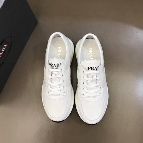 Prada Mens Shoes Sneakers Casual Shoes for Men Luxury Brand Breathable Fashion Sneakers with Original Box