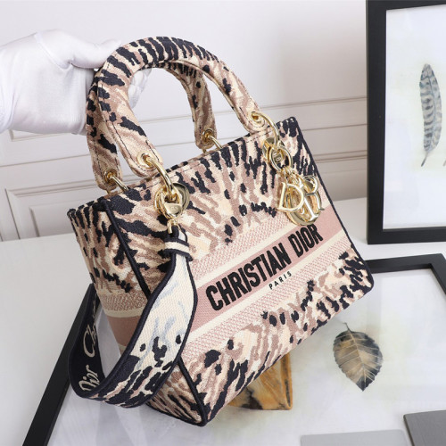 Dior Womens Bags Handbags Luxury Fashion MEDIUM LADY D-LITE BAG Gray Toile de Jouy Reverse Embroidery M0565ORGO_M932