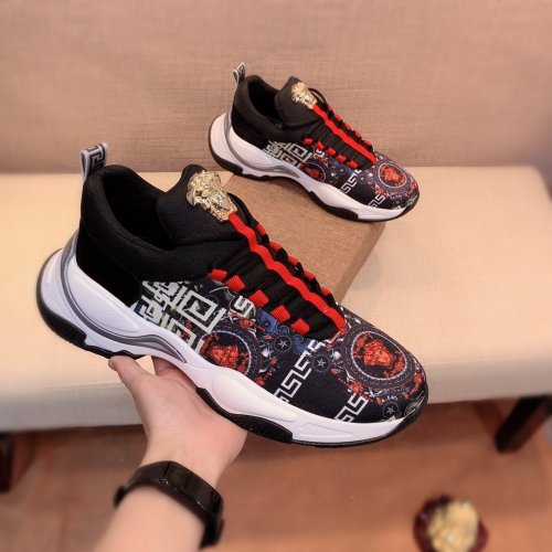 Versace Men Shoes Sneakers Fashion Design Luxury Brand