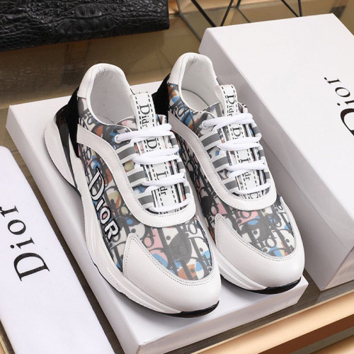 Dior Men Shoes Sneakers Casual Luxury Brand Lace-Up Design