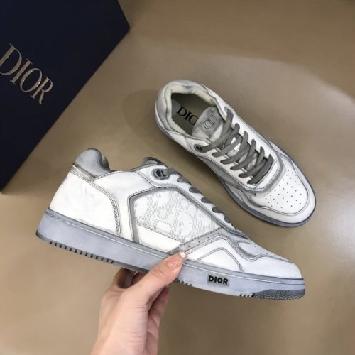 Dior Men Shoes Sneakers Luxury B27 Sneaker Fashion Sneakers Lace-Up with Original Box