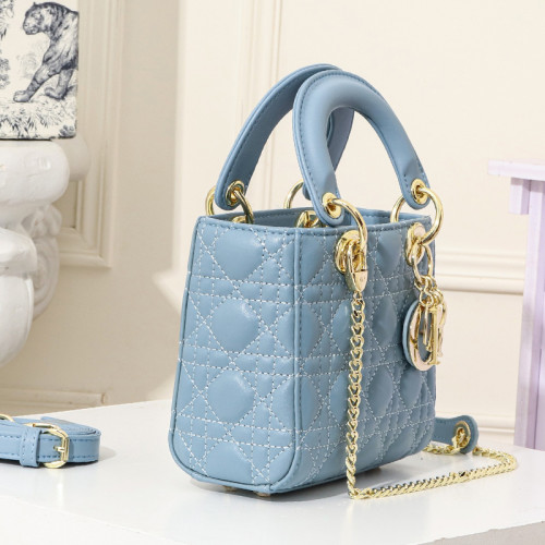 Dior Womens Bags Handbags Luxury Fashion LADY DIOR D-LITE BAG with Original Box
