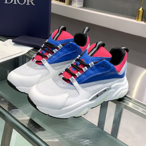 Dior Mens Shoes Sneakers Luxury Brand Breathable Design B22 SNEAKER with Original Box