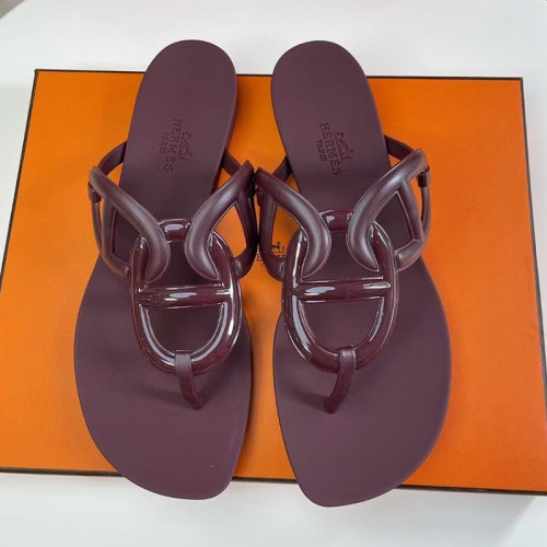 Hermes Womens Shoes Egerie Slippers Sandals Casual Fashion Sandals Luxury Brand with Original Box