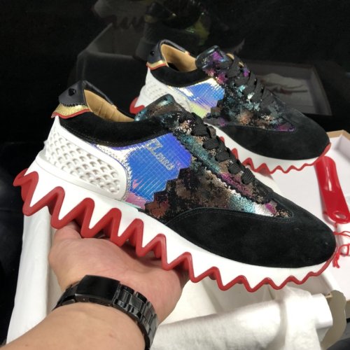Christian Louboutin Womens Shoes Sneakers Luxury Brand with Original Box Fashion Sneakers