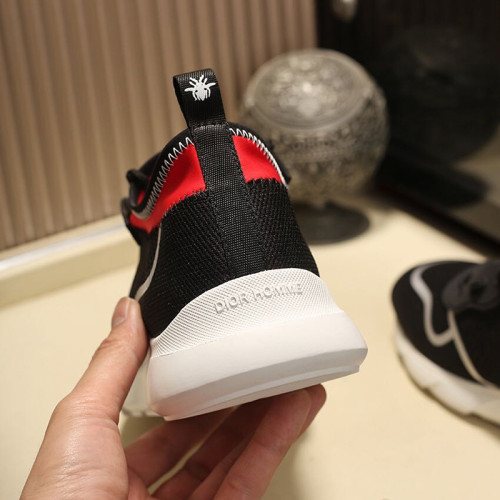 Dior Men Shoes Sneakers Casual Luxury Brand Slip On Breathable Mens Shoes B21 Sneaker