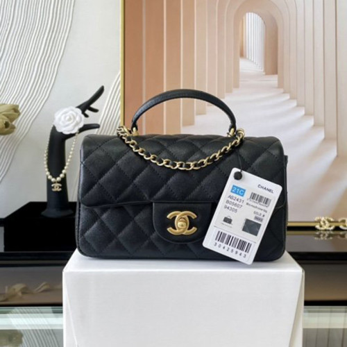 Chanel Womens Bags Crossbody Bag Classic Handbag CF Mini Luxury Brand with Original Box