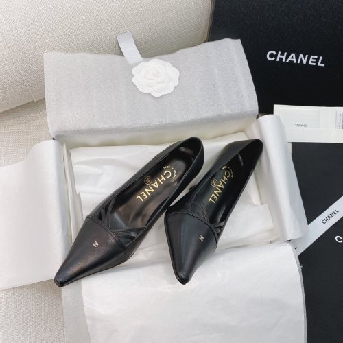 Chanel Womens Shoes Pumps 8cm