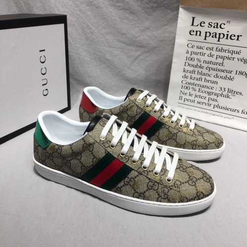 Gucci Mens Shoes Luxury Brand Men's Ace GG Supreme Sneaker with Original Box