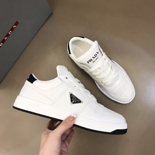 Prada Mens Shoes Sneakers Casual Shoes for Men Luxury Brand Breathable Fashion Sneakers with Original Box
