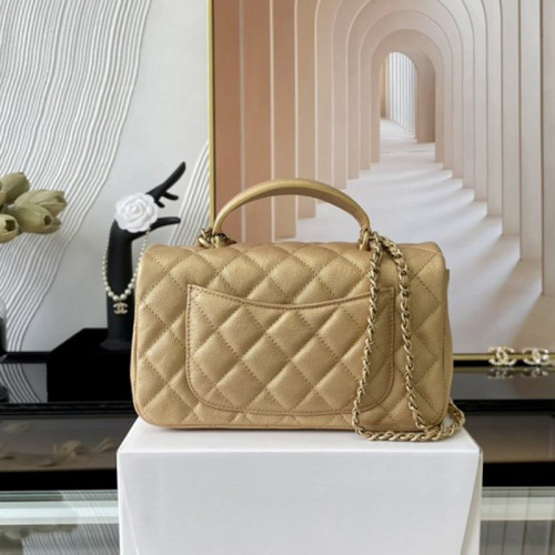 Chanel Womens Bags Crossbody Bag Classic Handbag CF Mini Luxury Brand with Original Box