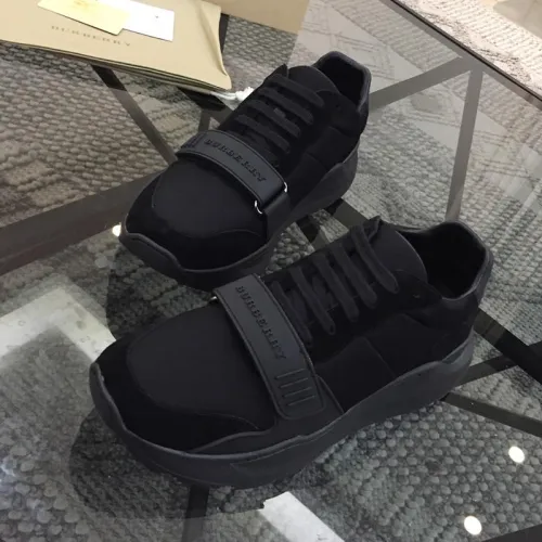 Burberry Men Shoes Fashion Sneakers Luxury Brand Vintage Cotton Sneaker with Original Box