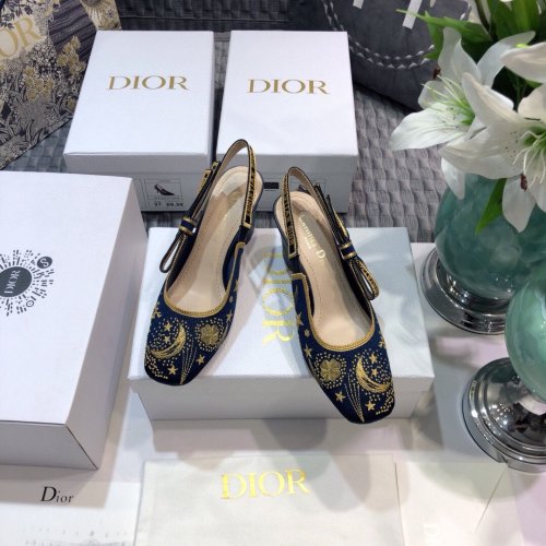 Dior Womens Shoes Slingback Pumps