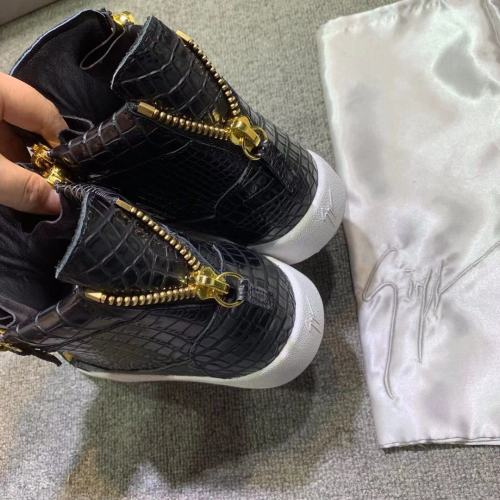 Giuseppe Zanotti Mens Shoes Luxury Brand High Top Sneakers Coby Kriss