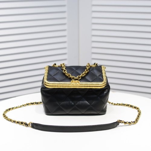 Chanel Womens Bags Crossbody Bag Kiss Lock Bag