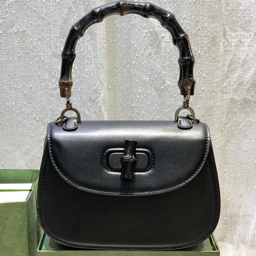 Gucci Womens Bags Handbags Shoulder Messenger Bags Luxury Brand Gucci Bamboo 1947 jumbo GG small top handle bag 675797 UKMDT 2570 with Original Box
