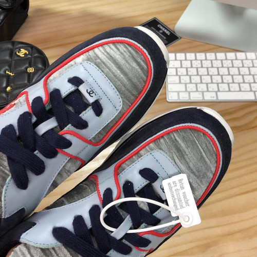 Chanel Mens Shoes Sneakers Luxury Brand Sports Shoes Breathable Design with Original Box