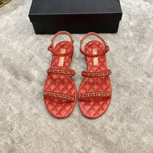 Chanel Womens Shoes Sandals Suede Calfskin G36934 X56048 0K150