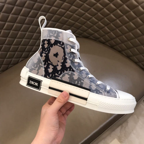 Dior Womens Mens Shoes Sneakers Luxury Brand Unisex Design B23 High-Top Sneaker with Box