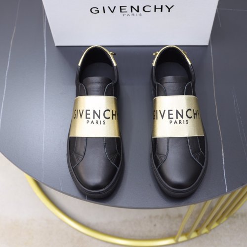 Givenchy Men Shoes Fashion Type Luxury Brand GIVENCHY SNEAKERS IN LEATHER WITH LATEX BAND with Original Box
