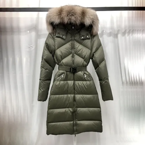 Moncler Design Womens Winter Windprood Marrionnier Down Jackets Keep Warm 90% White Duck Down Long Design