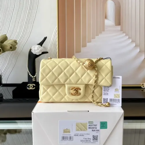 Chanel Womens Bags Crossbody Bag Classic Handbag CF Mini Luxury Brand with Original Box