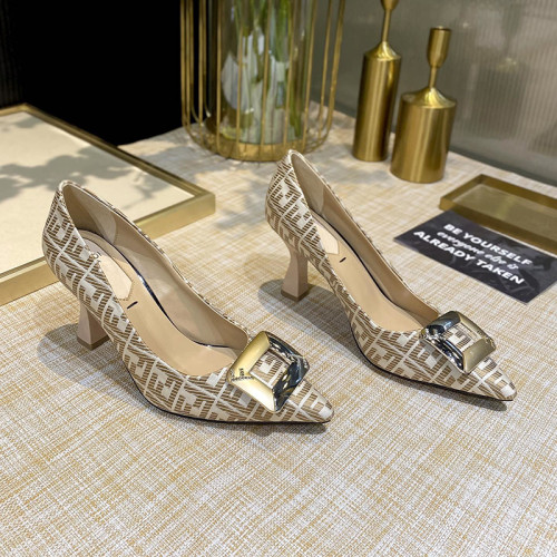 Fendi Womens Shoes Luxury Pumps High Heels 9cm