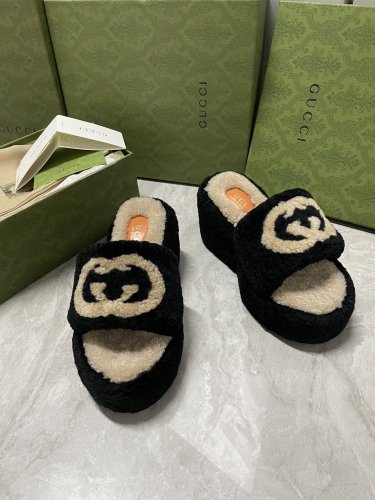 Gucci Womens Shoes Casual Loafers Design Luxury Brand Leather Princetown with Original Box