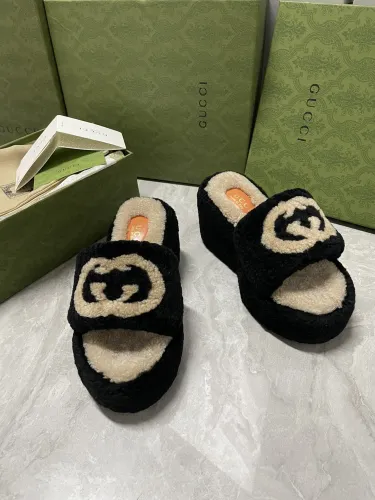 Gucci Womens Shoes Casual Loafers Design Luxury Brand Leather Princetown with Original Box