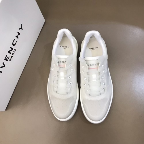 Givenchy Men Shoes Fashion Sneakers Luxury Brand Wing Low Transparent Sneakers BH002WH0MW-100
