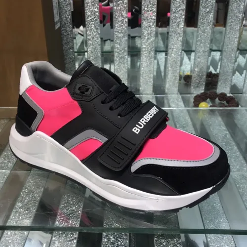 Burberry Mens Shoes Sneakers Fashion Type Luxury Brand Vintage Check Cotton Sneaker with Original Box