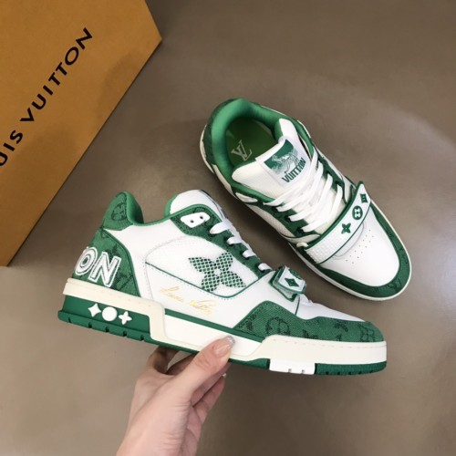 Louis Vuitton Men Shoes Fashion Sneakers Design Luxury Brand LV TRAINER SNEAKER with Original Box 1A9JI9