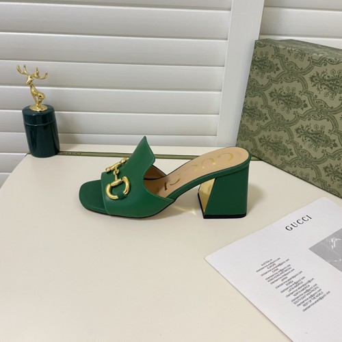 Gucci Womens Shoes Sandals Casual Design Luxury Brand Classic Leather Women's slide sandal with Horsebit with Original Box
