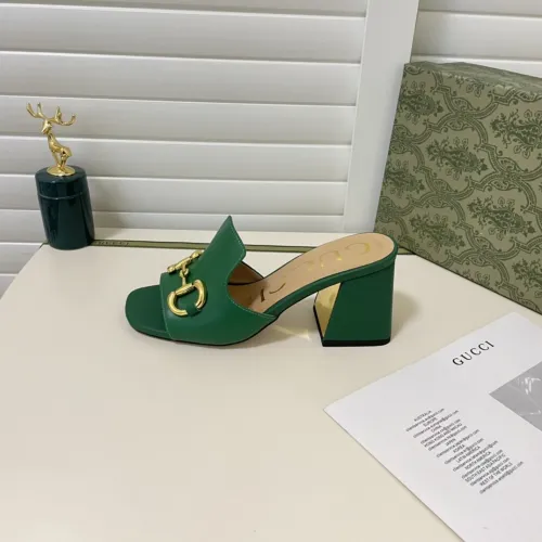 Gucci Womens Shoes Sandals Casual Design Luxury Brand Classic Leather Women's slide sandal with Horsebit with Original Box
