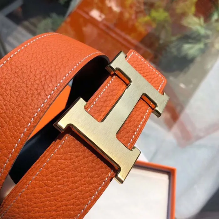 Hermes Mens Belts Leather Design Luxury Brand Hermes Belts for Men with Original Box and Dust Bag Receipts