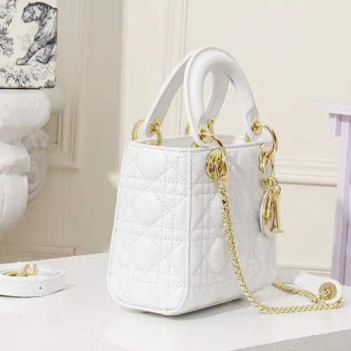 Dior Womens Bags Handbags Luxury Fashion LADY DIOR D-LITE BAG with Original Box