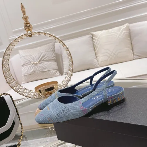 Chanel Womens Shoes Sandals Slingbacks Luxury Brand Design with Original Box Women Slippers Slingback 2cm Heel