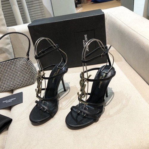 Saint Laurent YSL Womens Shoes CASSANDRA SANDALS 10.5cm