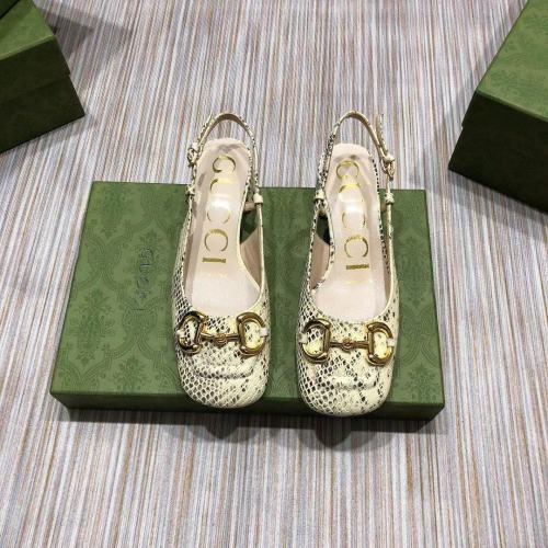 Gucci Womens Shoes Low-heel Slingback with Horsebit 2.5cm