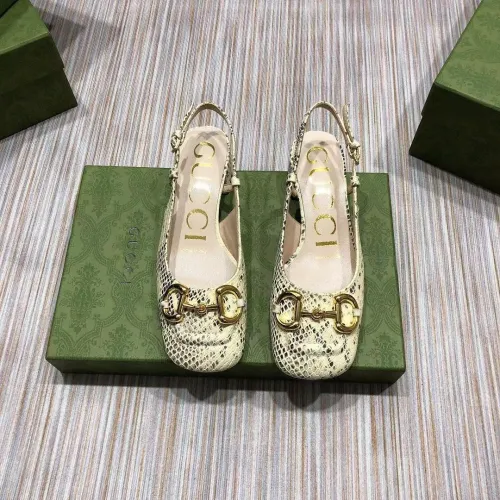 Gucci Womens Shoes Low-heel Slingback with Horsebit 2.5cm