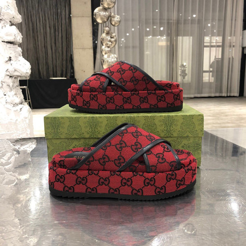 Gucci Womens Shoes Platform Slide Sandal